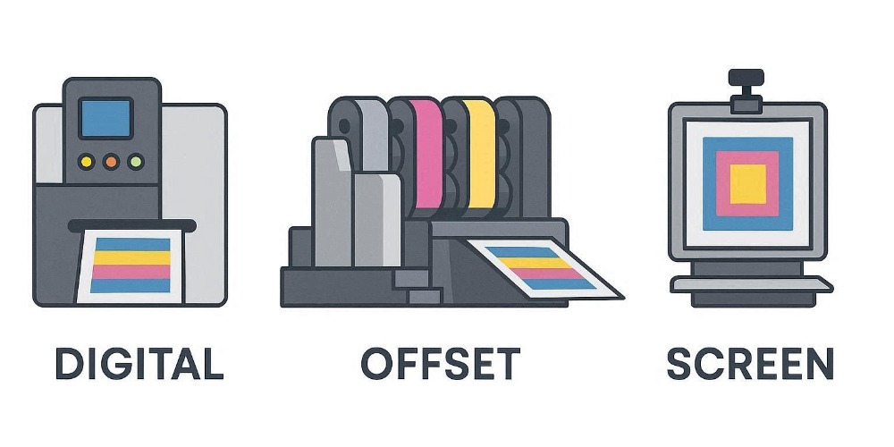 آشنایی با انواع روش‌های چاپ
